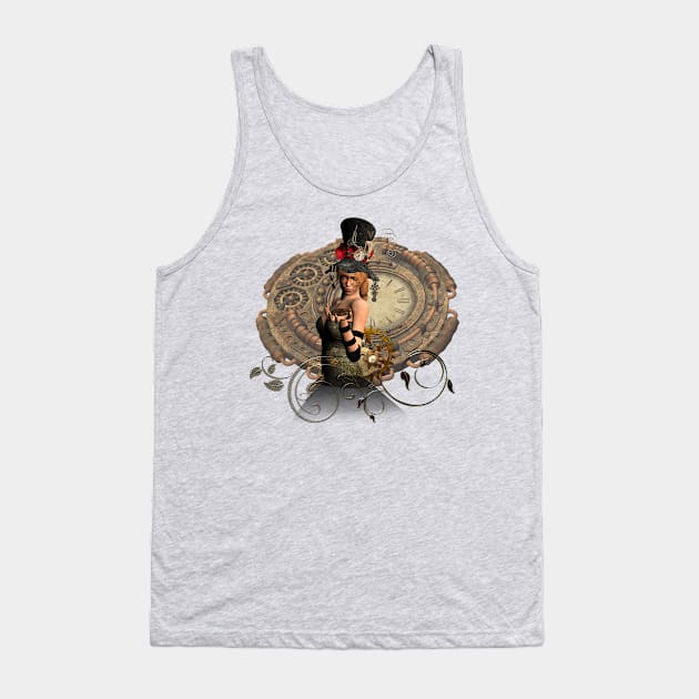 Steampunk, wonderful steampunk women Tank Top by Nicky2342